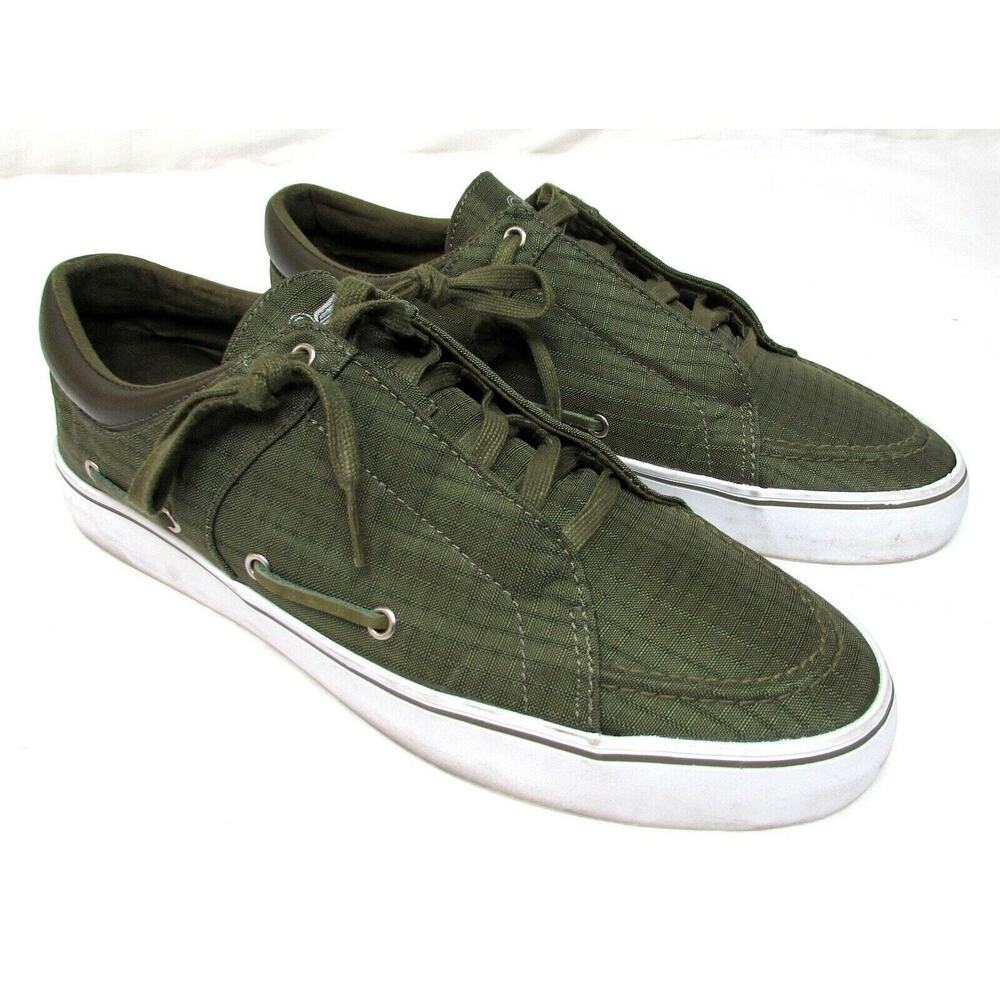 Creative Recreation men's size 10 loafers comfort casual shoes green